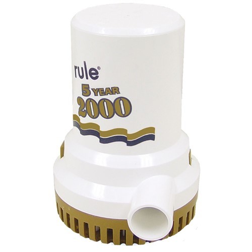 Rule 2000 G.P.H. "Gold Series" Bilge Pump 9