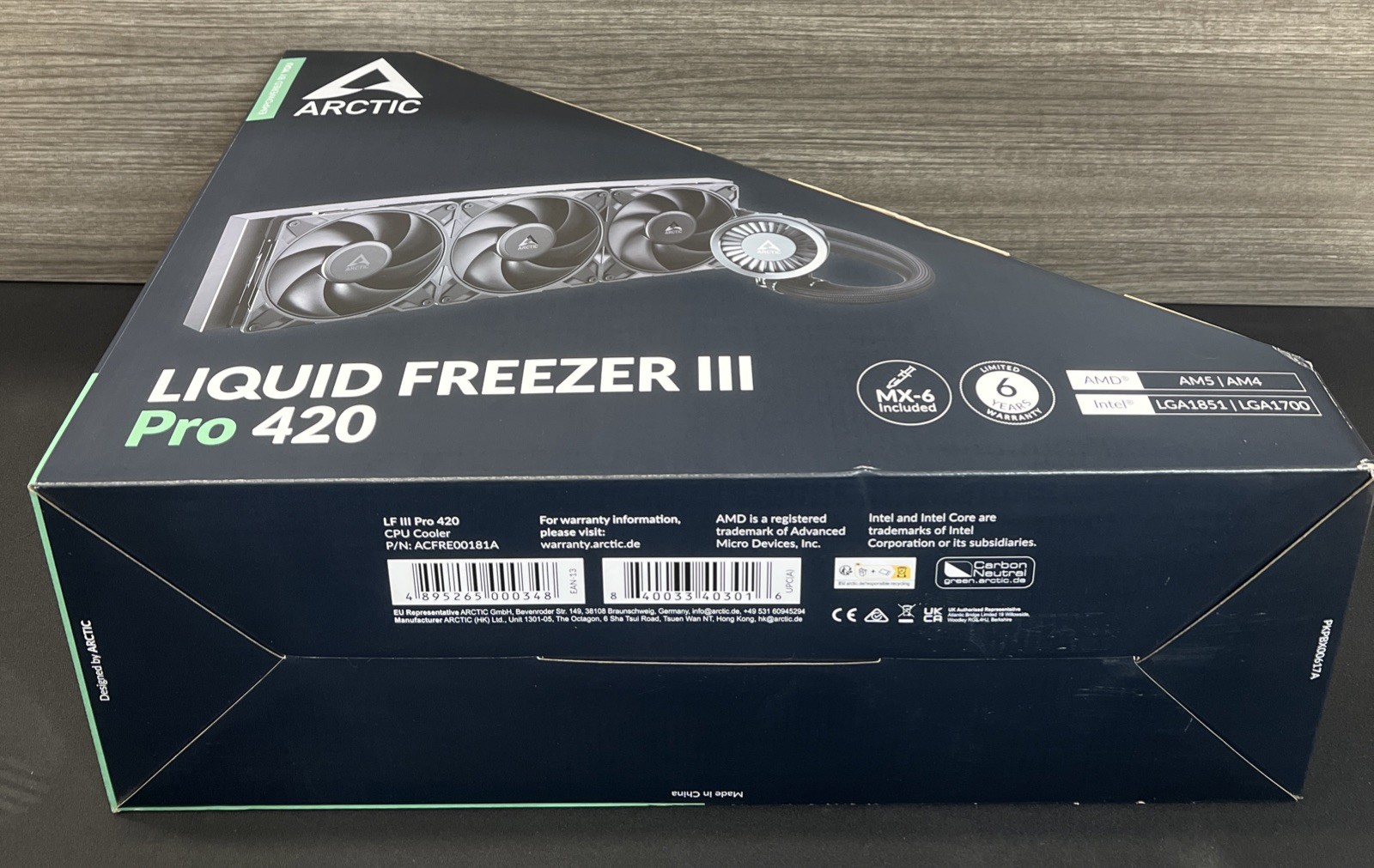 ARCTIC Liquid Freezer III Pro 420 black PC Water Cooler AIO Computer Cooling