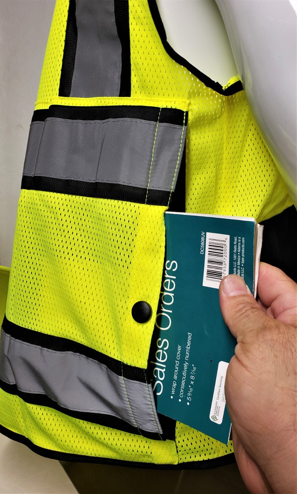 FX HIGH VISIBILITY Surveyor Two Tones Safety Vest Mesh front & back