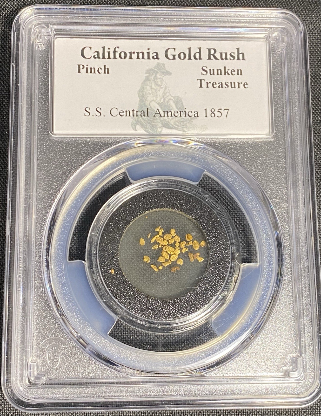 GOLD SS Central America SHIPWRECK 1857 SEA SALVAGED California Rush Nuggets PCGS