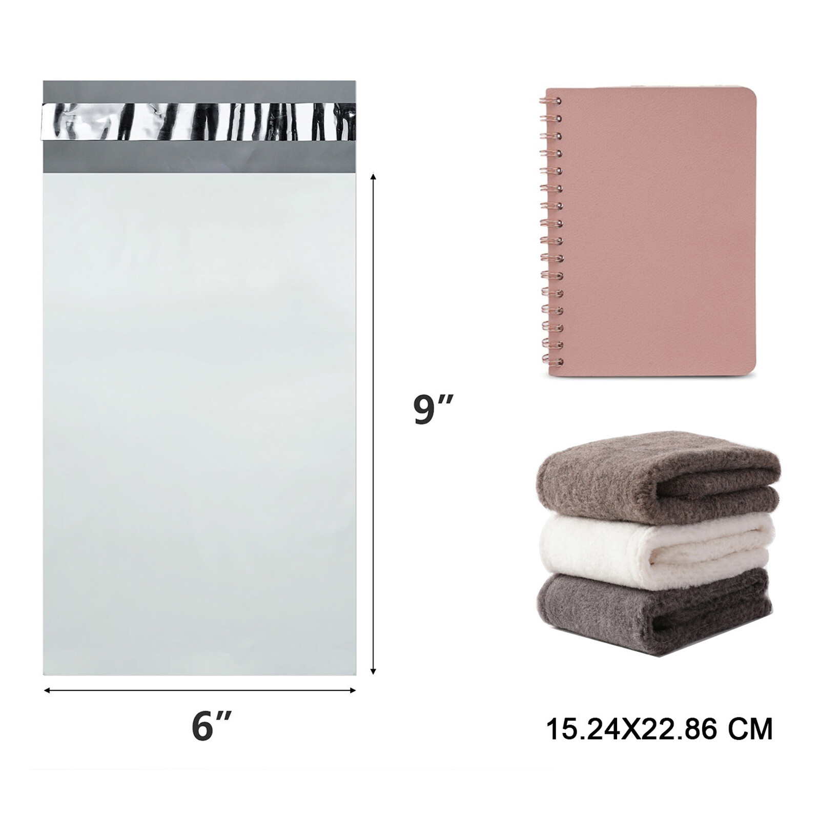 6x9 9x12 10x13 14x17 - 24x24 Poly Mailers Shipping Envelopes Self Sealing Bags