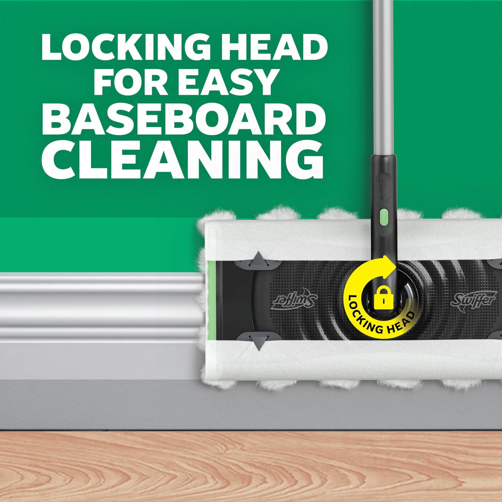 Swiffer Sweep & Mop Deluxe 2-in-1 Multi-Surface 1 Count (Pack of 1), Black