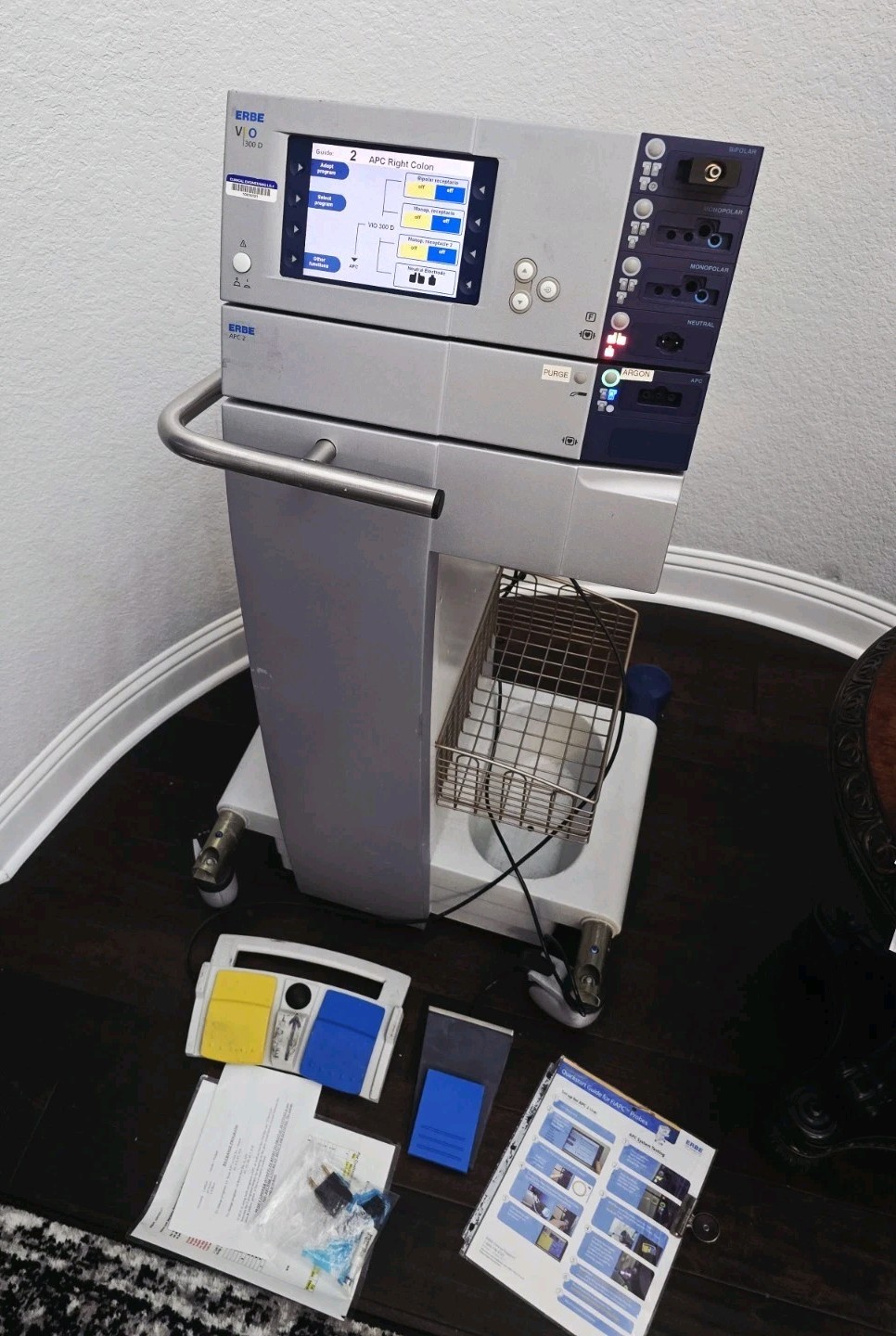 Erbe Vio 300D Erbe APC 2 ERBE EIP 2 ESU System  with 2 FOOTSWITCHES W WARRANTY