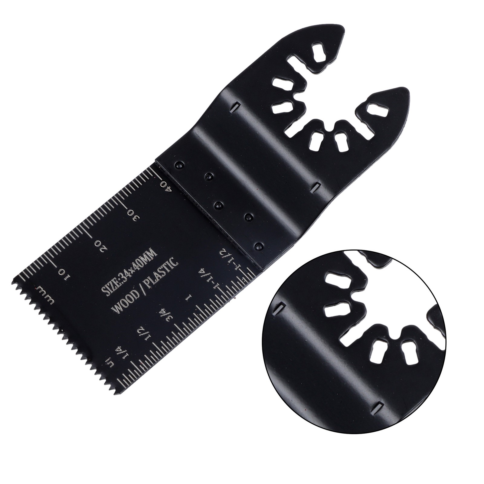 124PCS Oscillating Tool Blade Set Titanium Multi-Tool Blades with Sandpaper