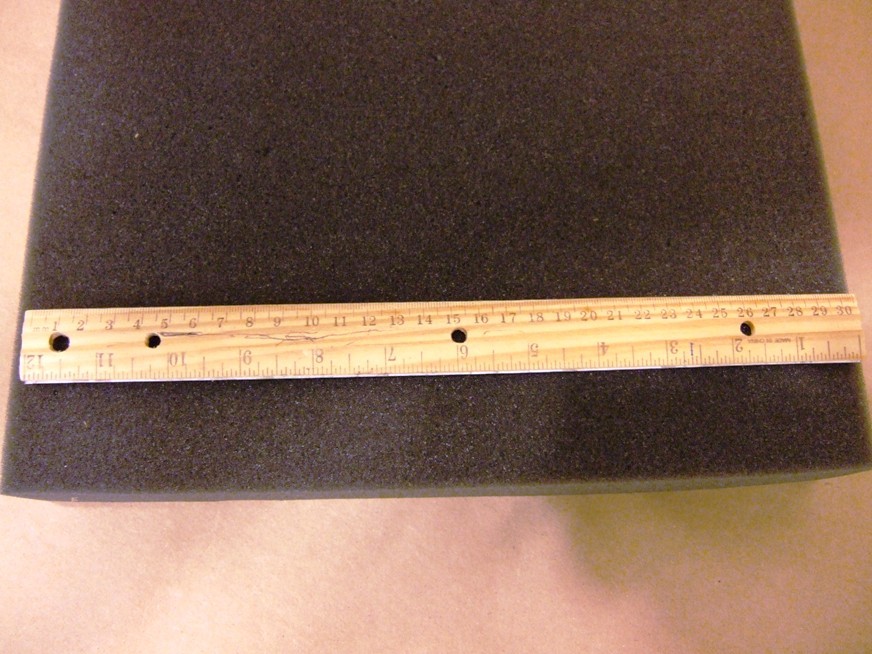 Lot 3 - Recycled Foam Gray Packing shipping Protection Medium Density Block 3x