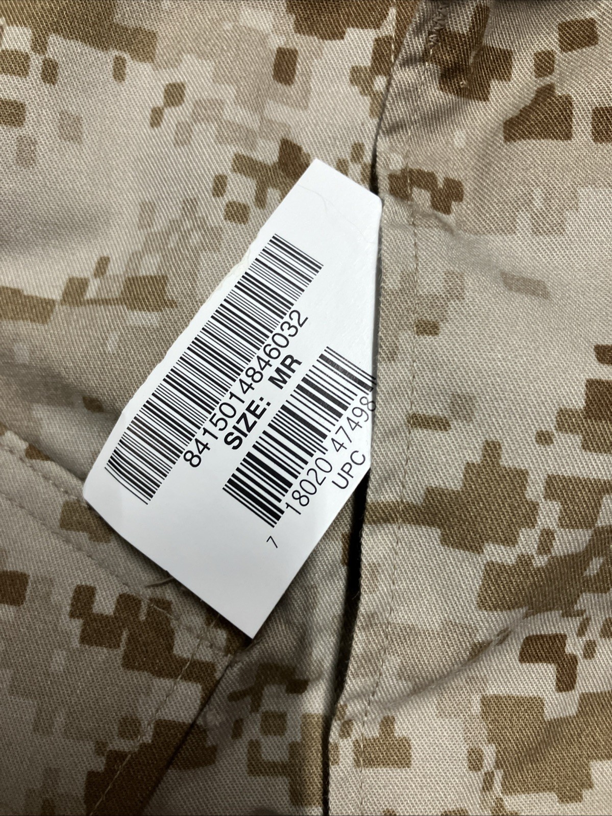USMC DESERT MARPAT UNIFORM BLOUSE-MEDIUM REGULAR