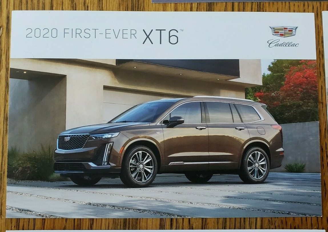 2020 Cadillac Dealer Promotional 5 Postcard Set - Escalade, XT4, XT5, XT6, CT5