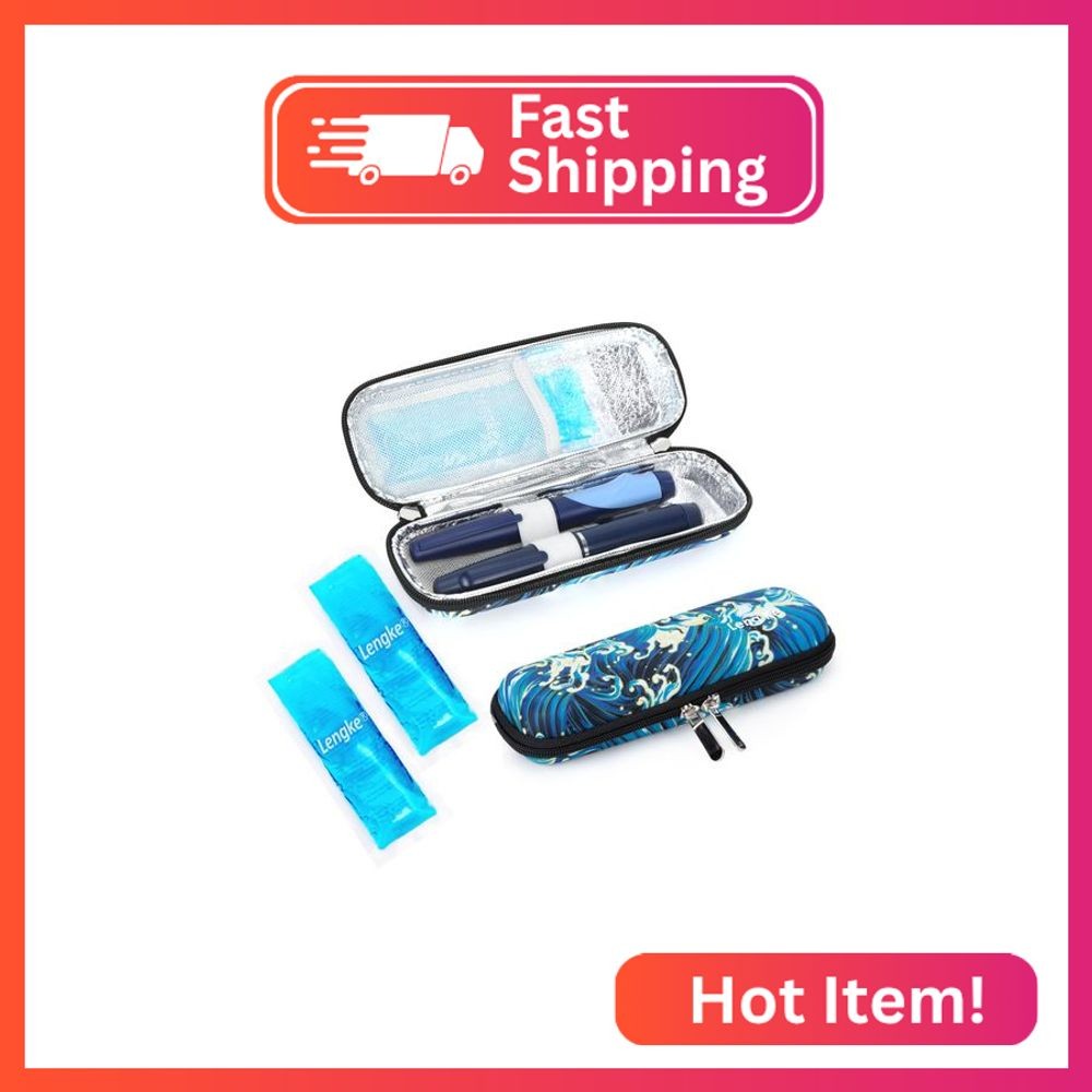 YOUSHARES Portable Insulin Cooler Travel Case - TSA Approved Diabetic Medication