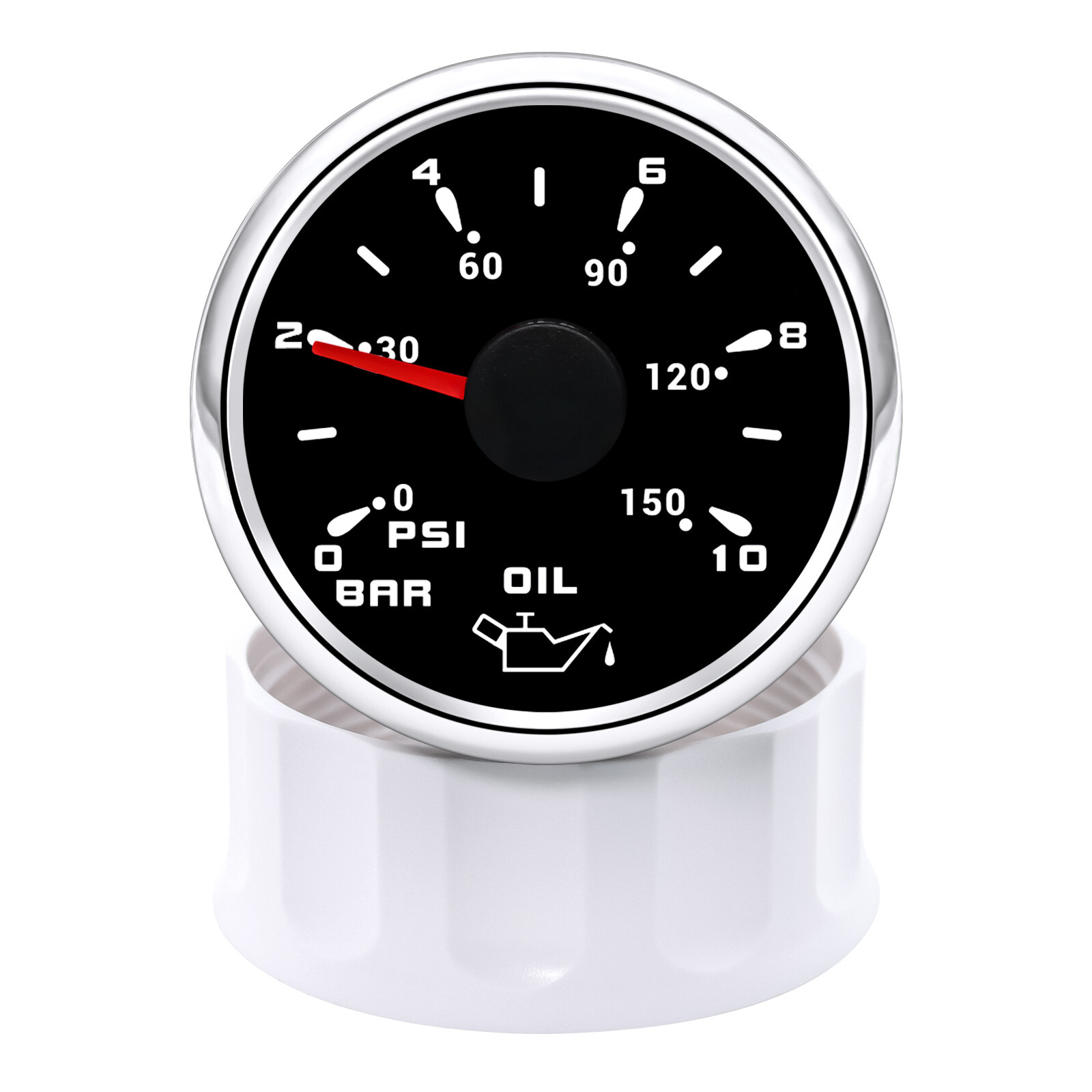 6 Gauge Set 85mm GPS Speedometer 160MPH Tacho&52mm Fuel/Oil/Temp/Volt Gauge US