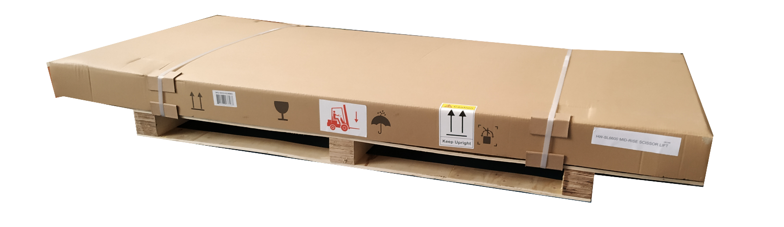 APlusLift 6600LB Portable Mid Rise Scissor Lift 55" Lifting Height (HW-SL6600X)