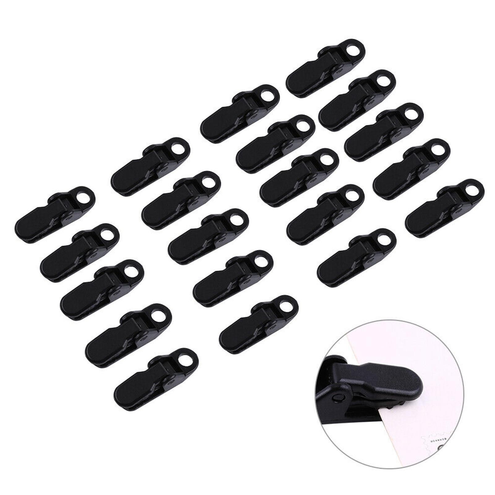 20Pack Outdoor Camping Tent Awning Tarp Alligator Clip Clamp Gripper Fixed Clips