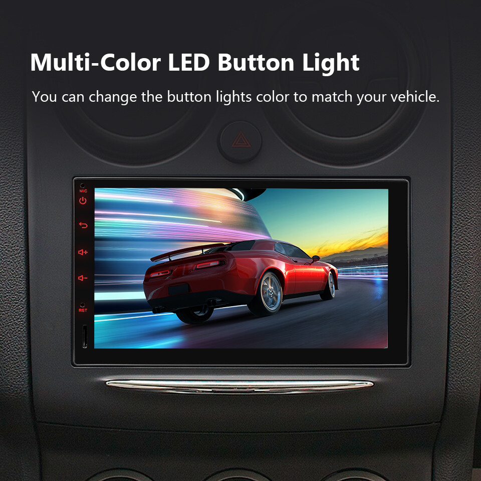 Eonon 7" 2 Din Car Stereo Radio Android 10 8-Core GPS Navigation CarPlay No DVD