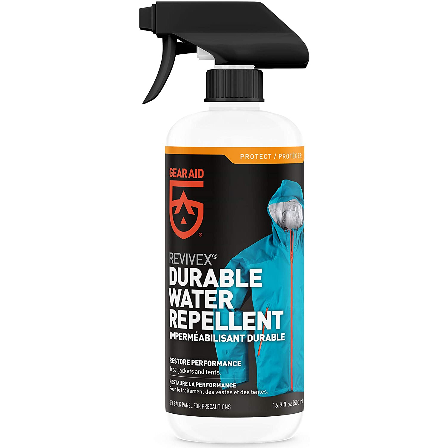 GEAR AID Revivex Durable Water Repellent (DWR) Spray for Reproofing Jackets,