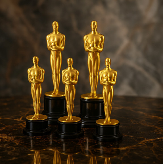 Replica Academy Award Oscar Statuette 14 Inch Tall Gold Film Award Prop