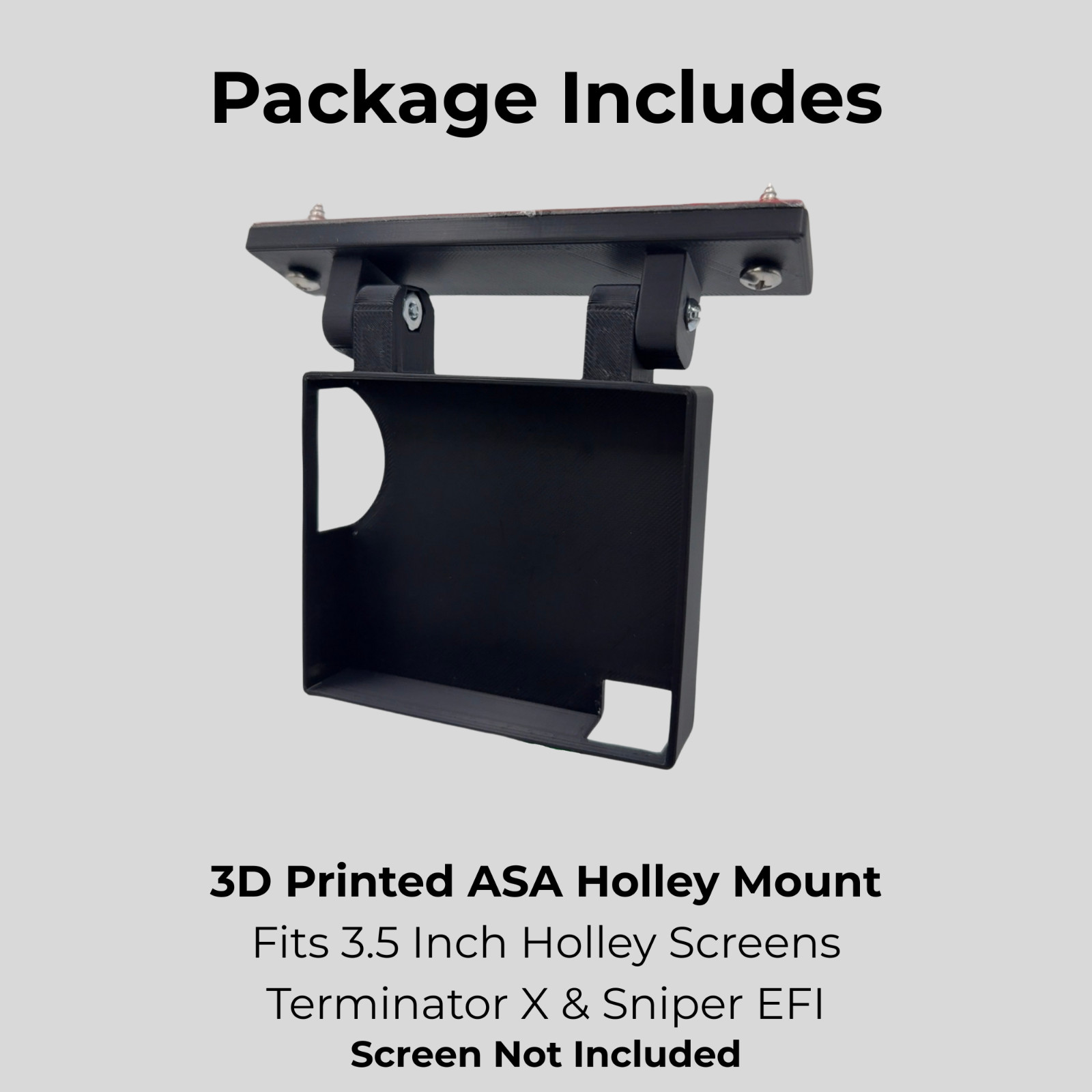 Swivel Under Dash Mount for Holley EFI 3.5" Screen Terminator Sniper Dominator X