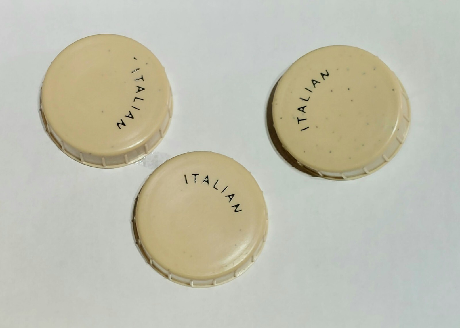 New 6 pack Fill End Caps for FIFO Squeeze Bottles (Made in USA)