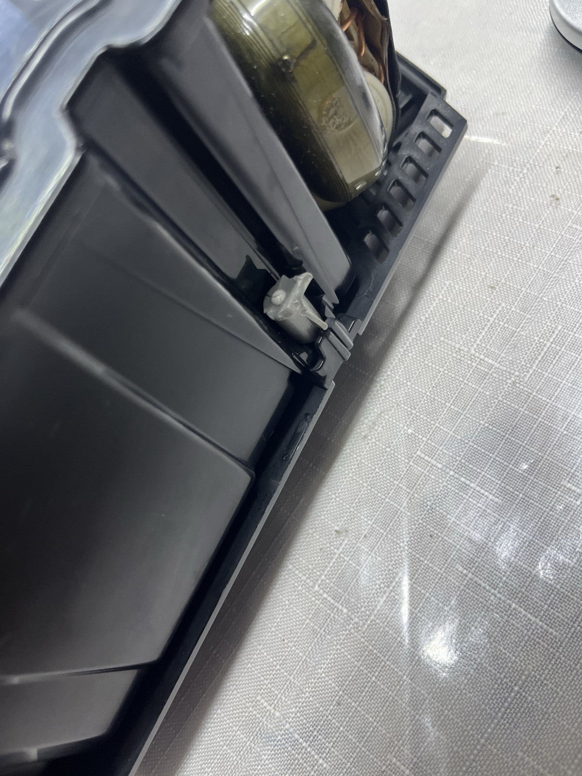 Bose Wave Music System Clock Radio CD/AM FM Silver Remote Control Read See Pics