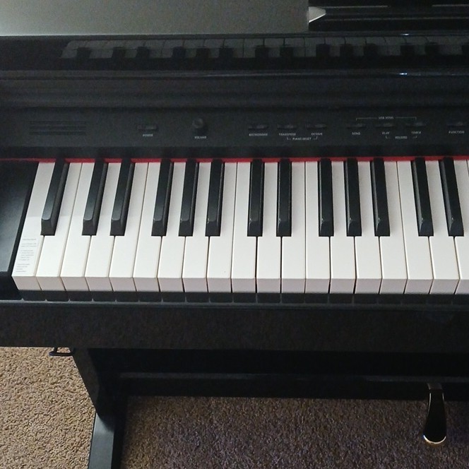 Williams Overture 2 88-Key Digital Piano with 3 Pedals, Black