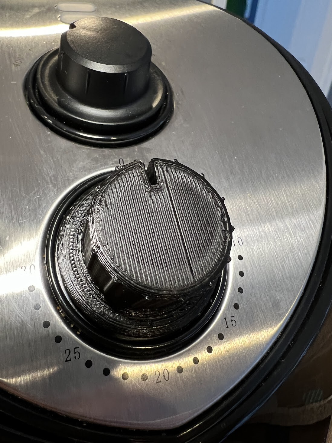 Upgraded replacement timer knob for Faberware Air Fryer HF-919B