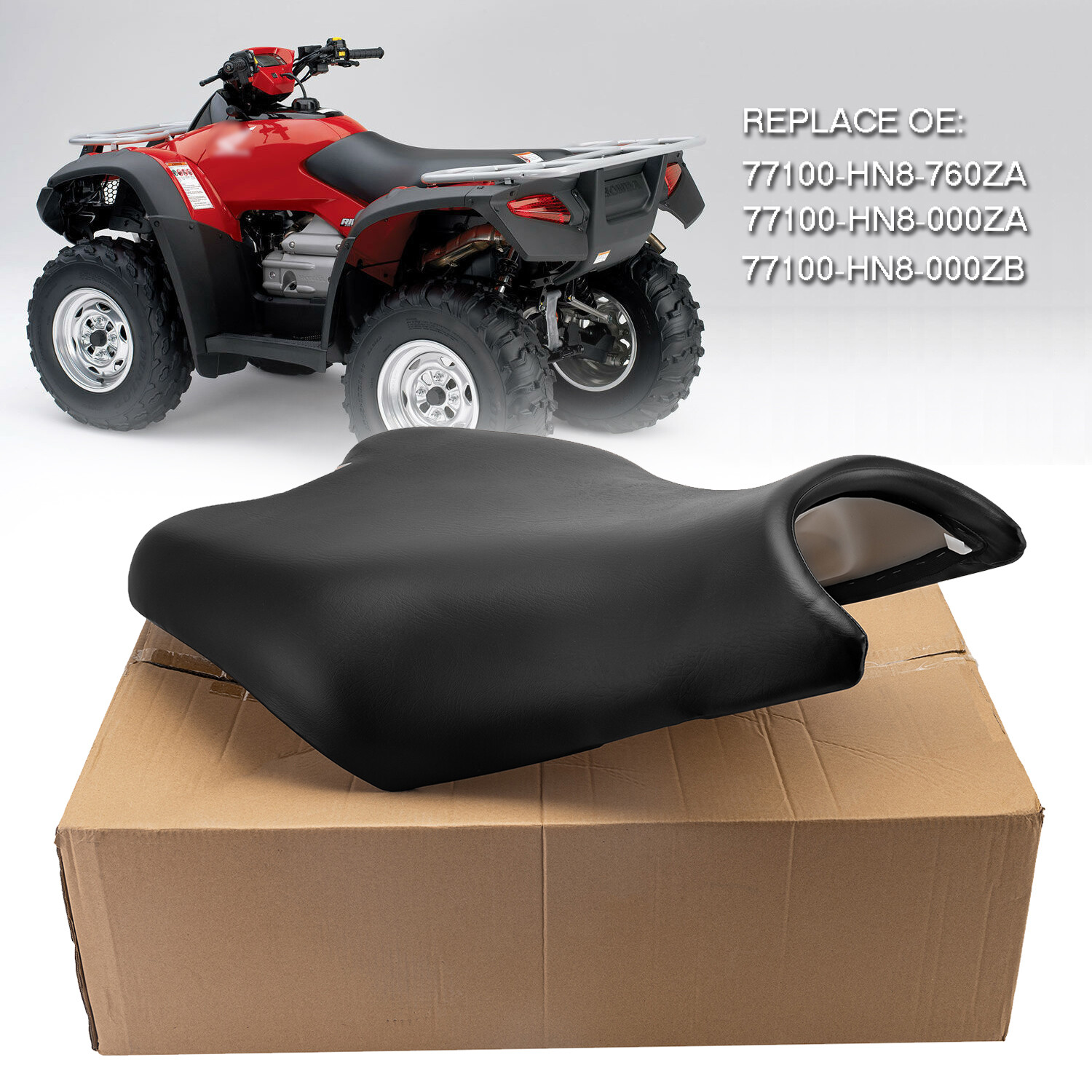 Complete Seat For Honda Rincon 650 TRX650FA TRX650FGA 4x4 2003 2004 2005 Black
