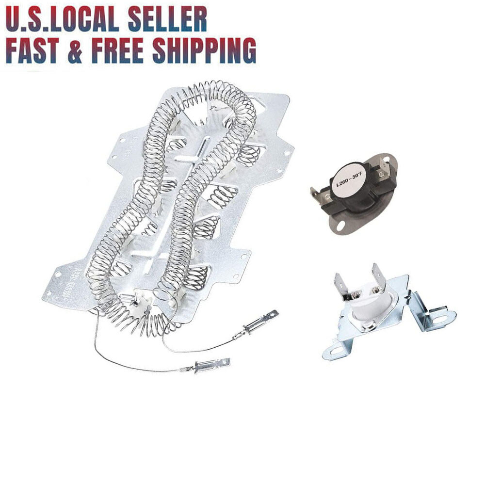 DC47-00019A Dryer Heating Element with DC47-00018A DC96-00887A fit for Samsung