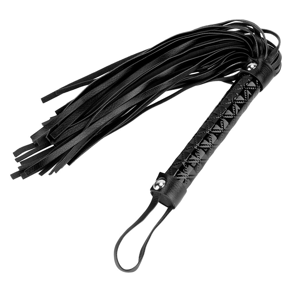 PU Leather Horse Riding Whip Handle Spanking Flogger Crops For Couples Roleplay