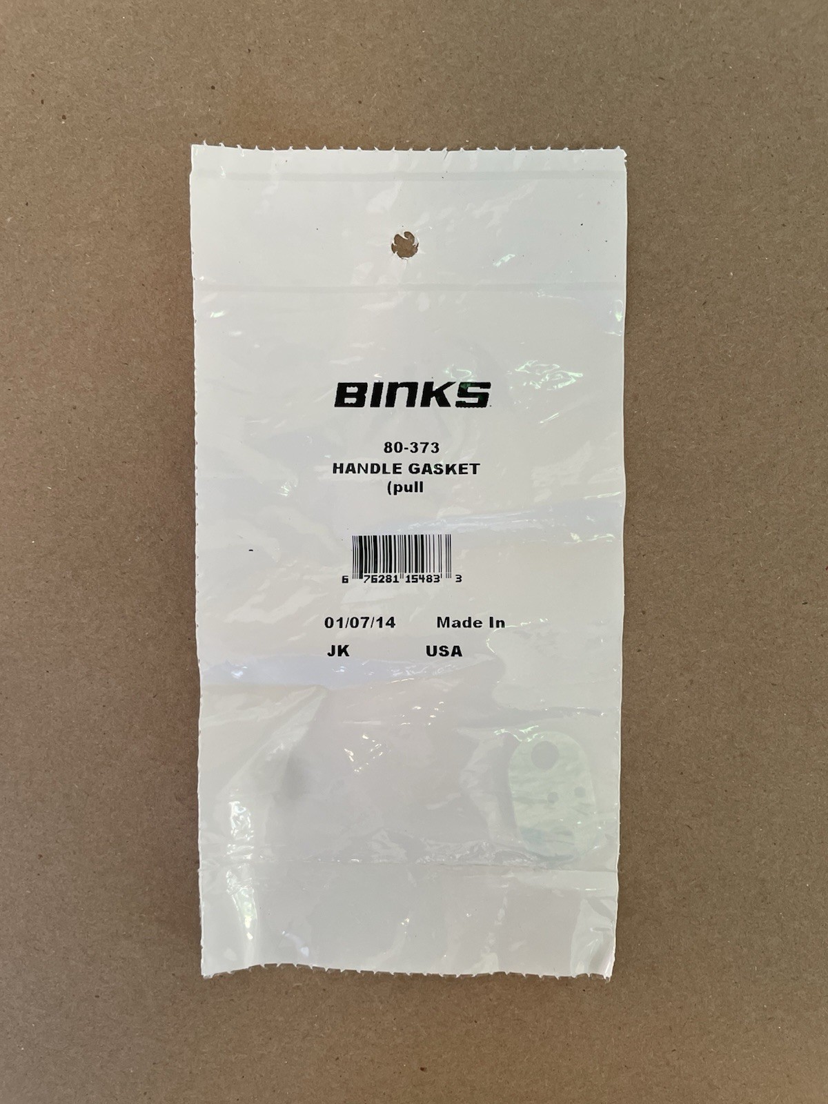 BINKS 80-373 HANDLE GASKET. SG2 Plus