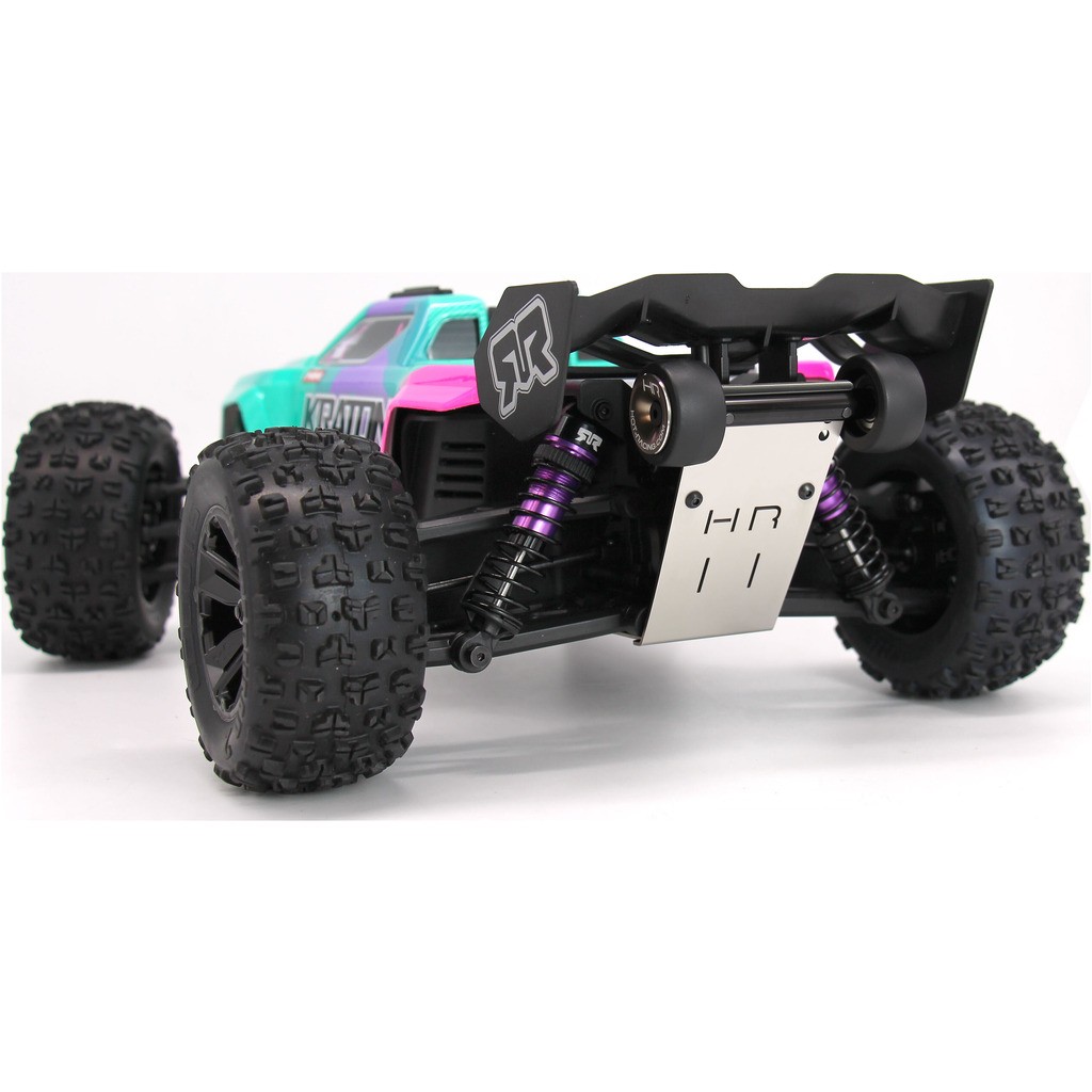 Hot Racing AMN133K HD Bearing Skid Plate Wheelie Bar - MINI Kraton