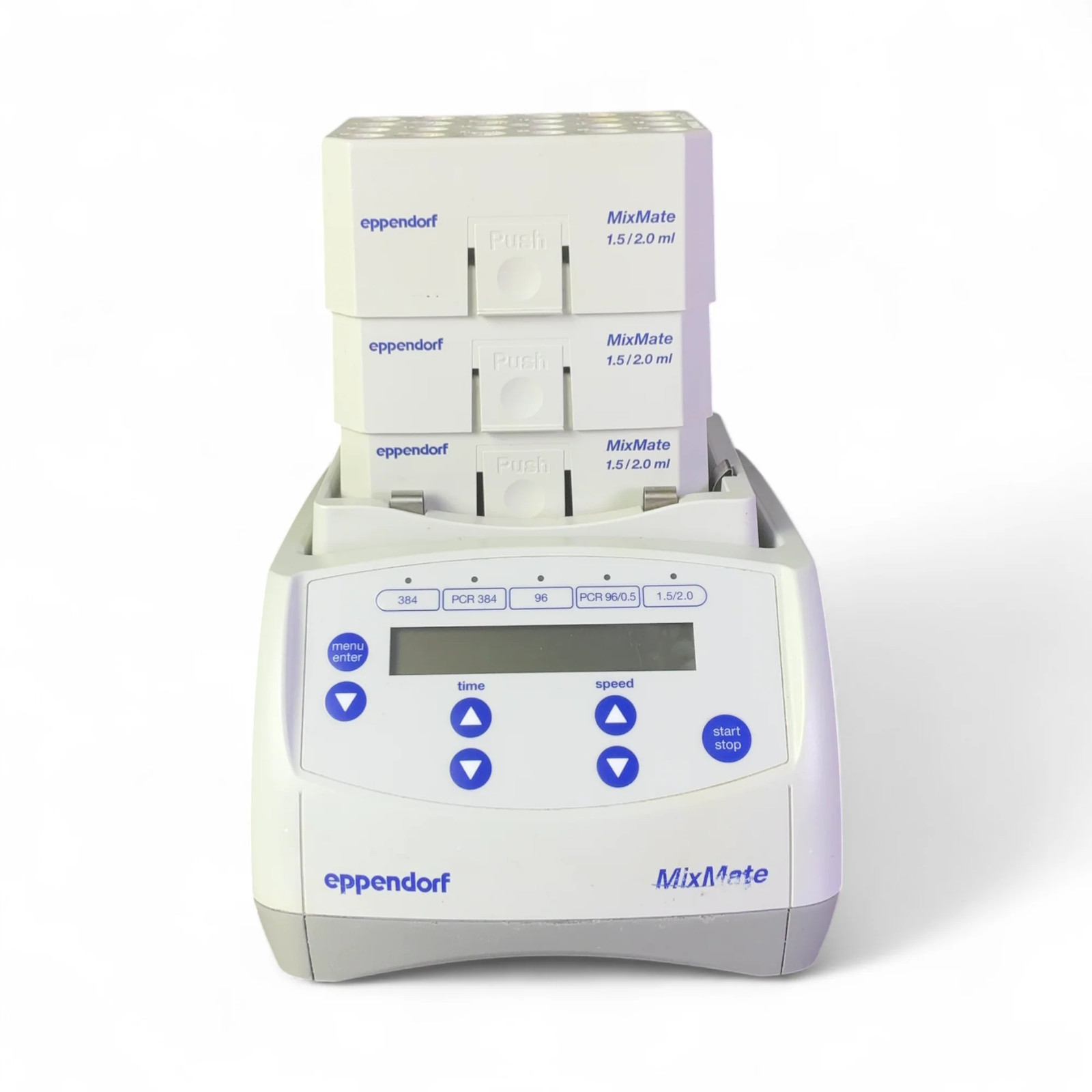 Eppendorf 5353 MixMate Microplate Shaker Used with Adapter Blocks