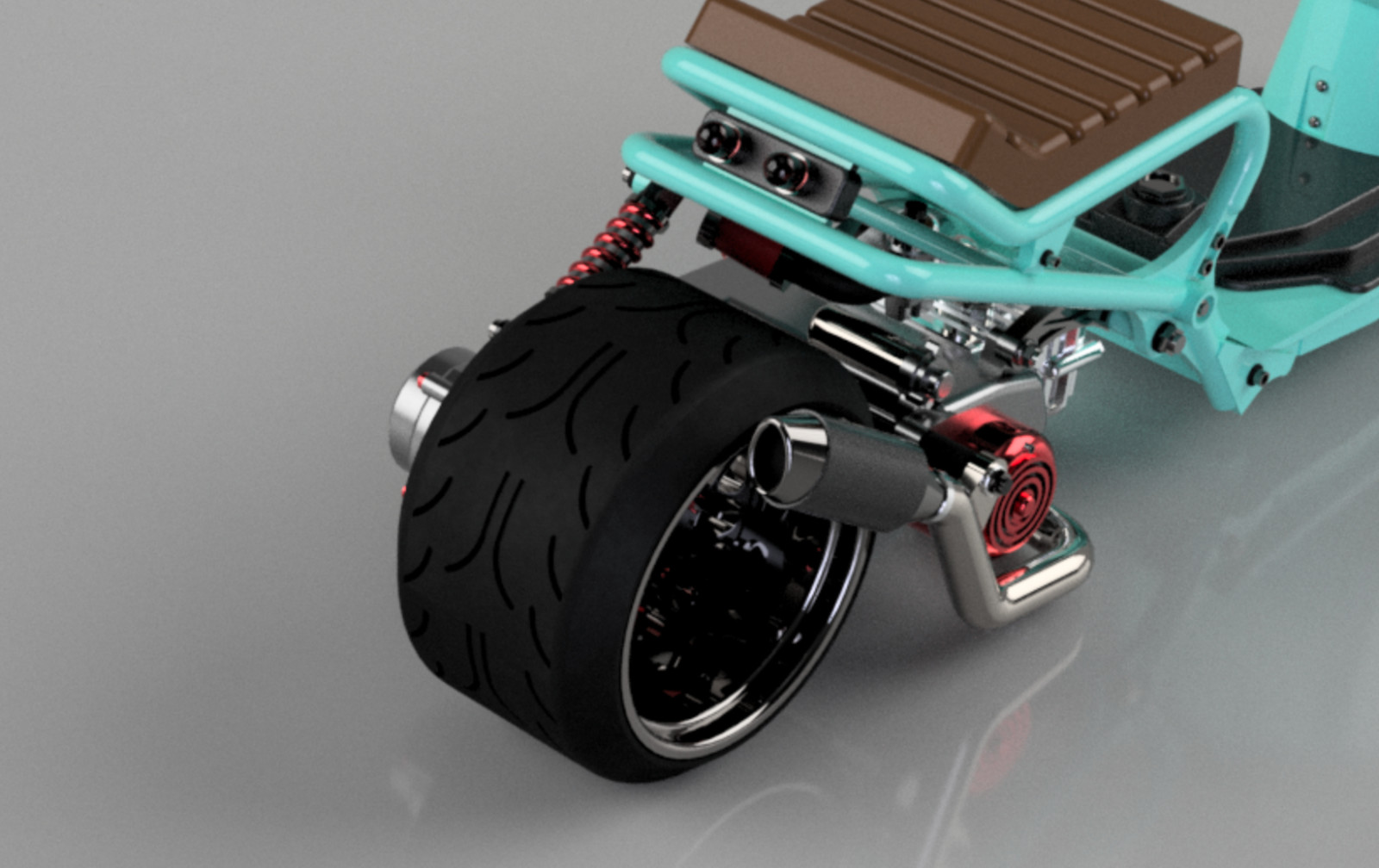 1:25-1:24 Scale Slammed Rukus Scooter Kit Resin printed