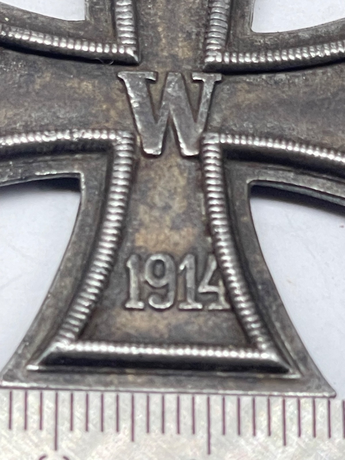 Imperial German Iron Cross - Original WW1 Issue - Broken Ribbon Ring