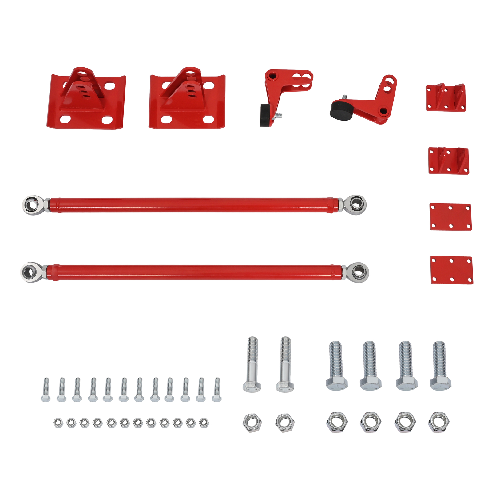 Traction Tie Bars For Chevrolet Silverado GMC Sierra 1999-2018 Red 2WD 4WD