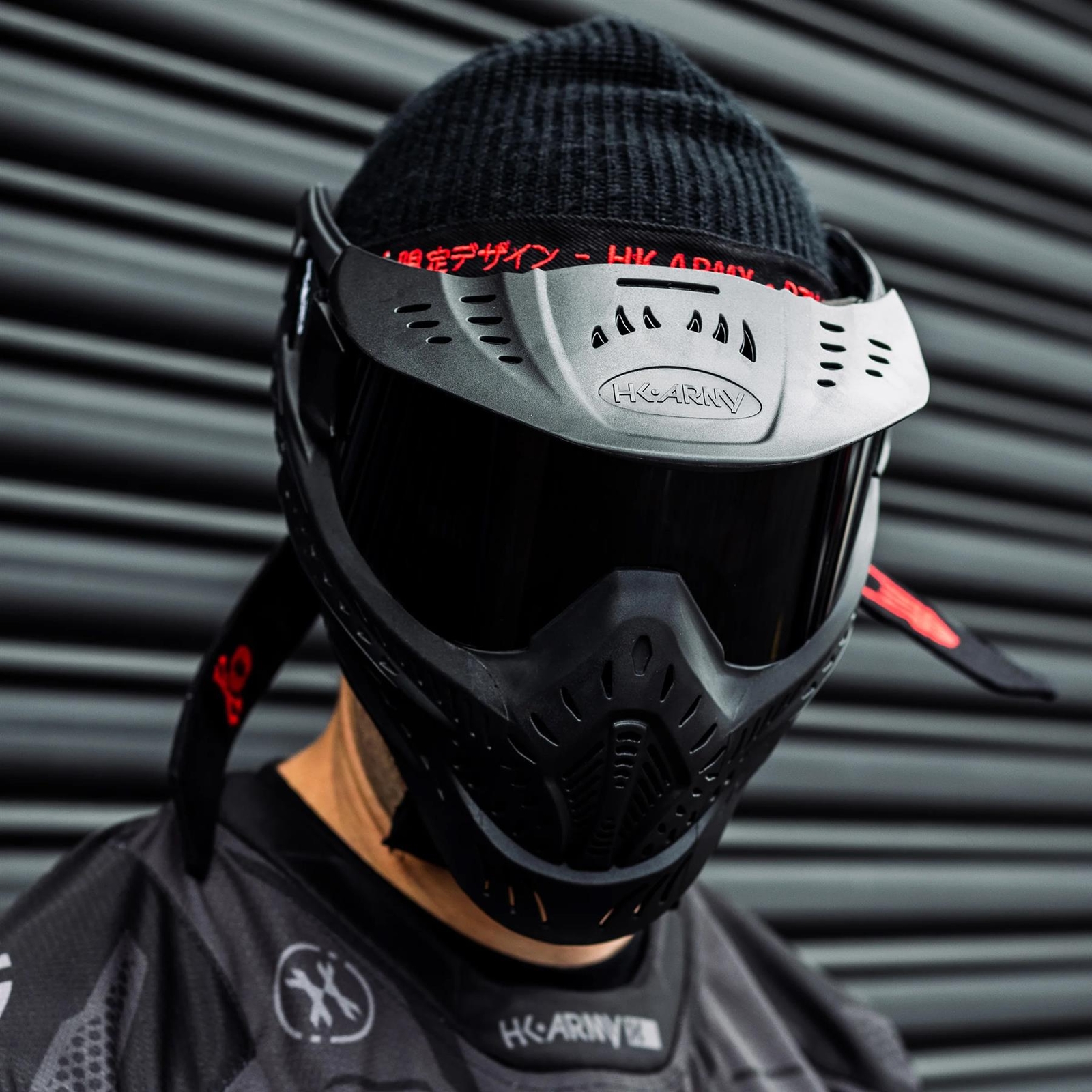 CLEARANCE HK Army HSTL Paintball Goggle Mask - Anti Fog Thermal Black Smoke Lens