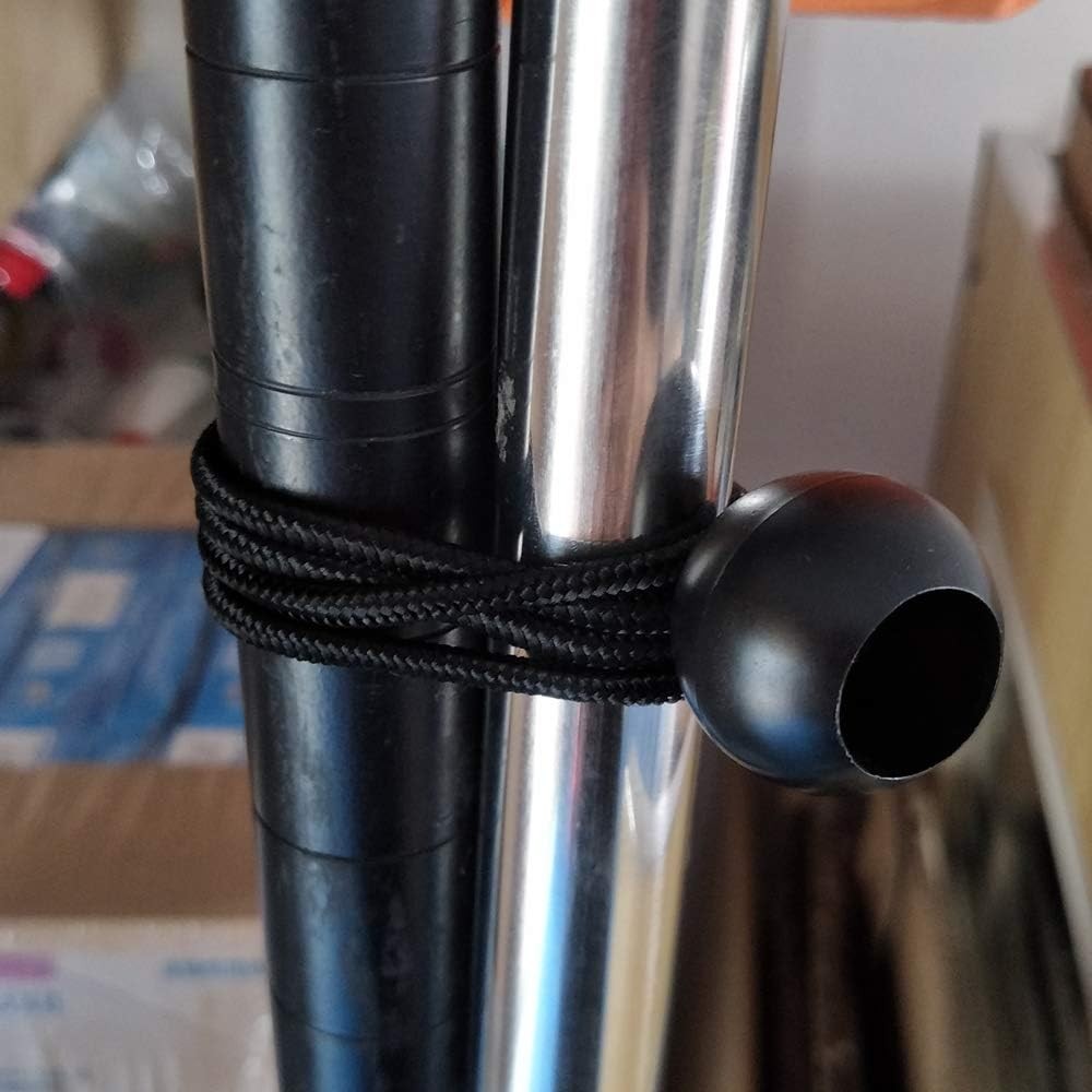 4" Inch Black Ball Bungee Bungie Cord Canopy Tarp Tie Downs Straps New Lot