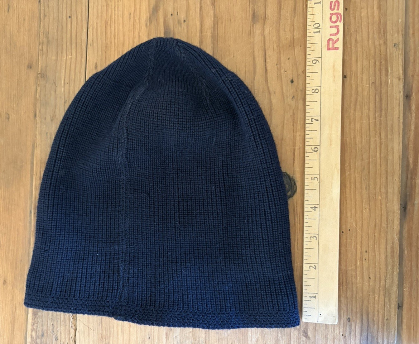 VINTAGE 1960s USN WATCH CAP VIETNAM WAR NAVY MILITARY WOOL KNIT NAVY BLUE BEANIE