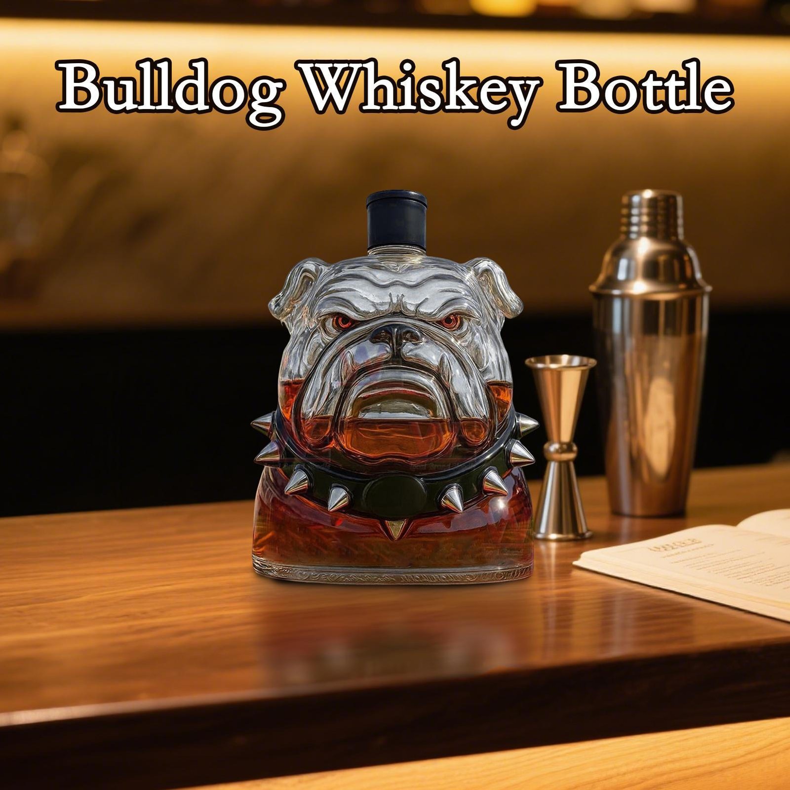 Wine Bottles Bulldog Whiskey Bottle Large Capacity Decanter Alcohol Well Made