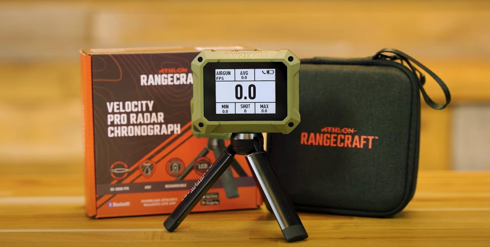 Athlon Optics 2.4" Display Rangecraft Velocity Pro Radar Chronograph, 707301