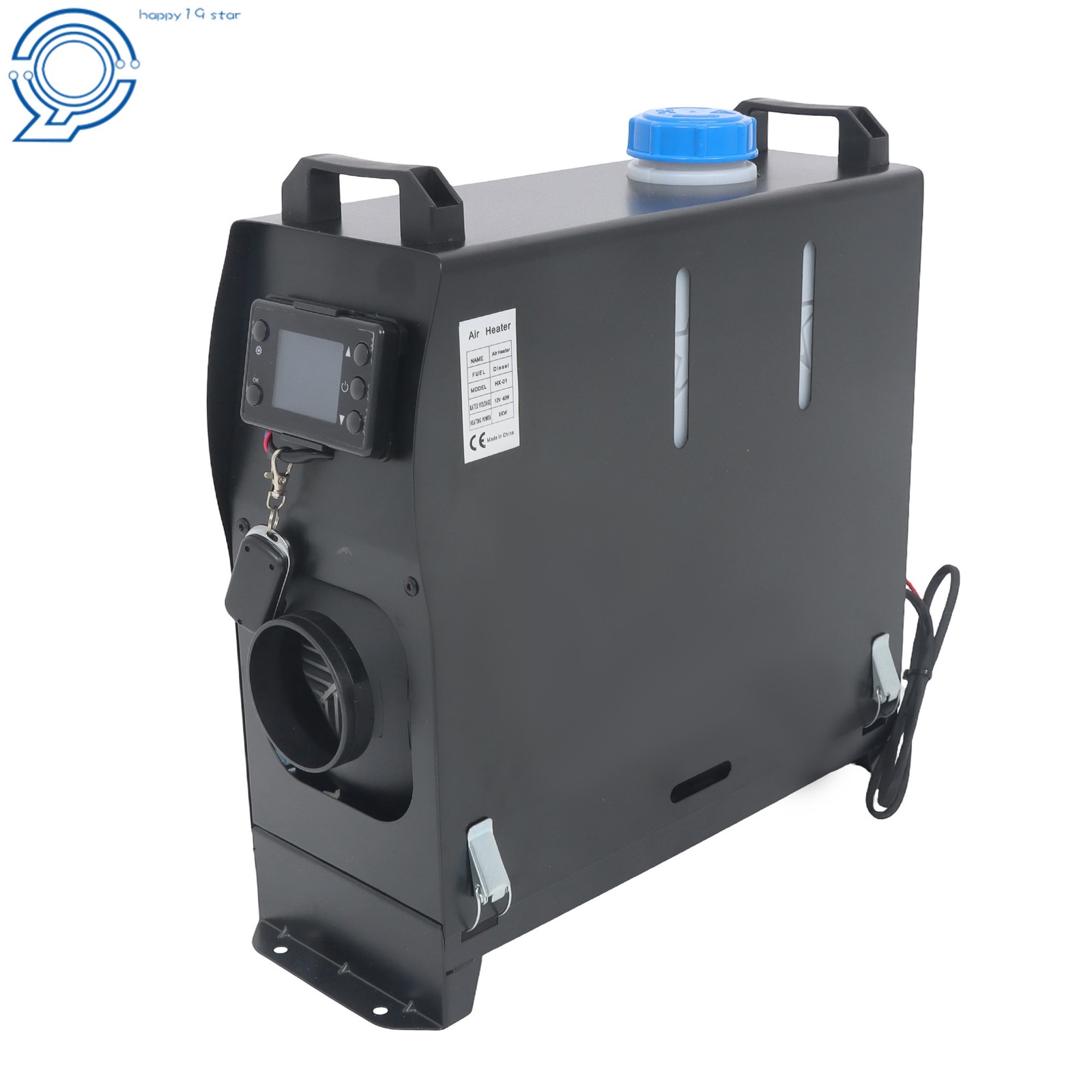 12V Diesel Air Heater 8KW All In One LCD Thermostat Boat Motorhome Truck Trailer