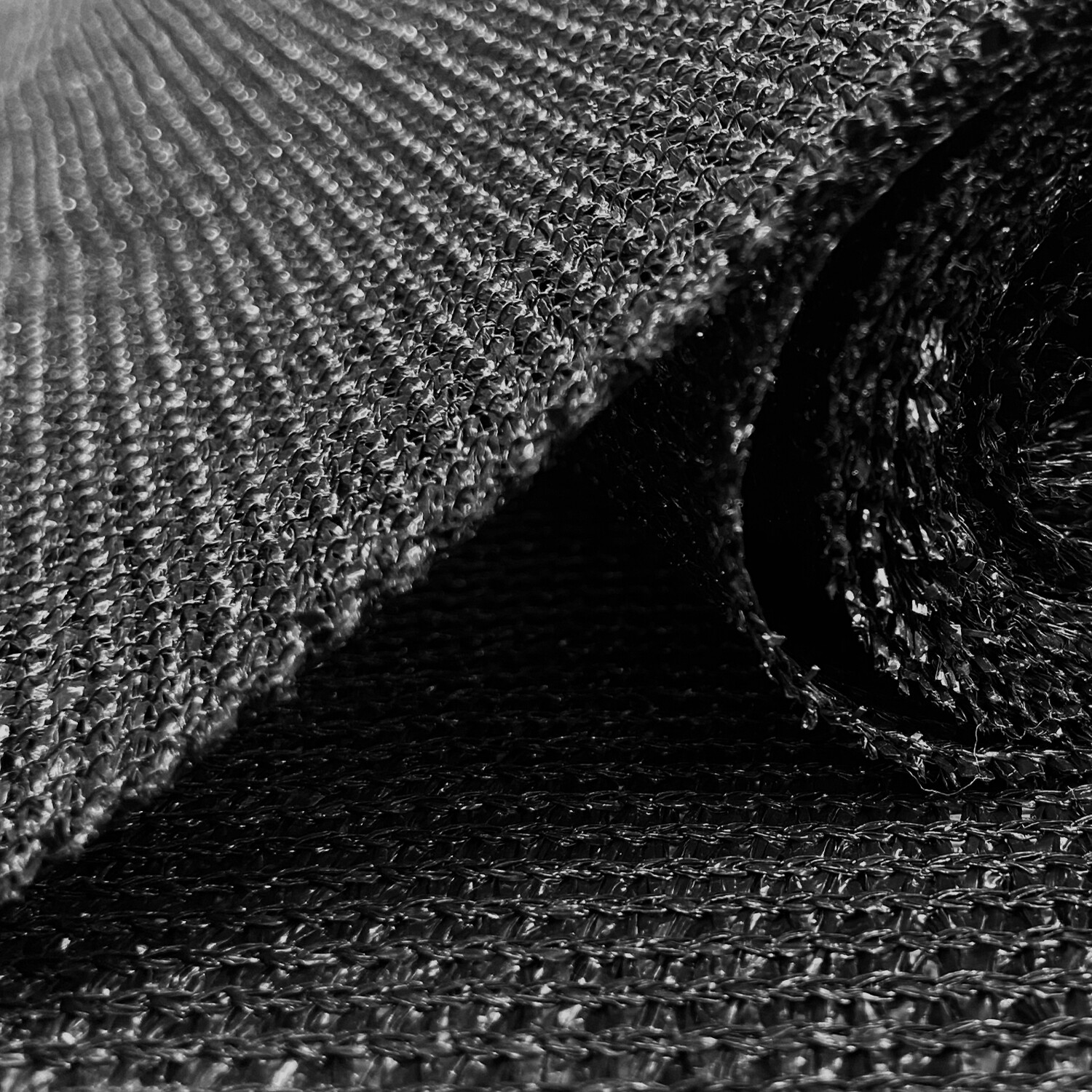 Gate Privacy Screen Gate Cover Door Barrier Gate Screen With Grommets in Black