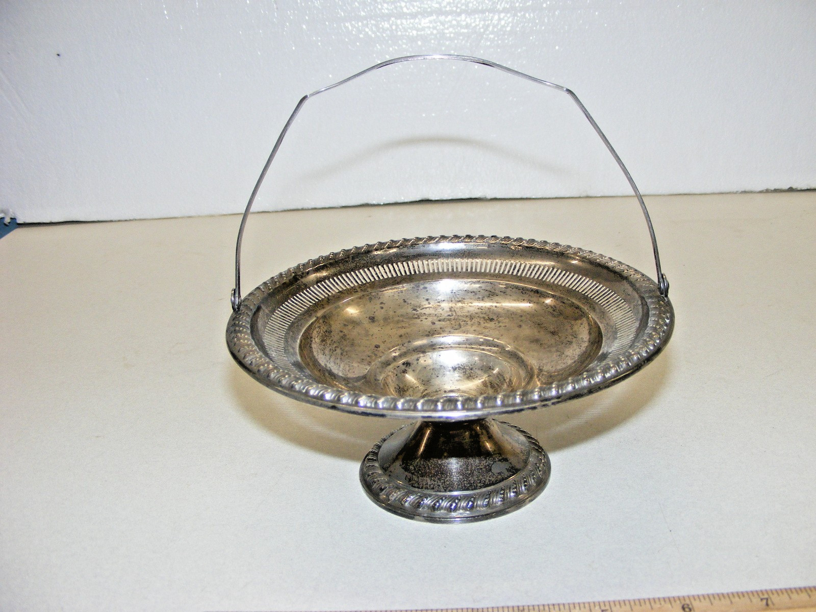 Rogers 6 1/2" Sterling Silver Weighted Compote Bowl Candy Dish