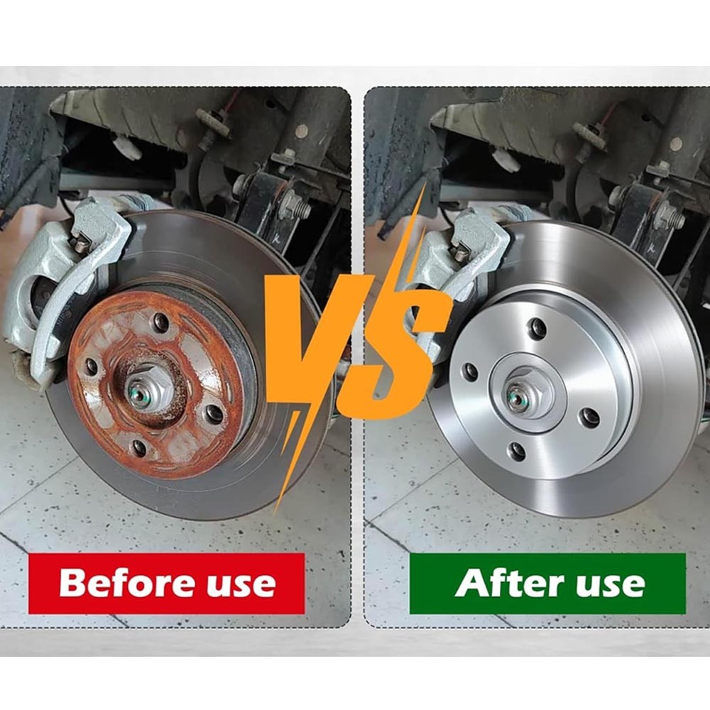 Wheel Hub Cleaning Tool Kit Wheel Stud Cleaner Brake Hub Resurfacing Tool #V