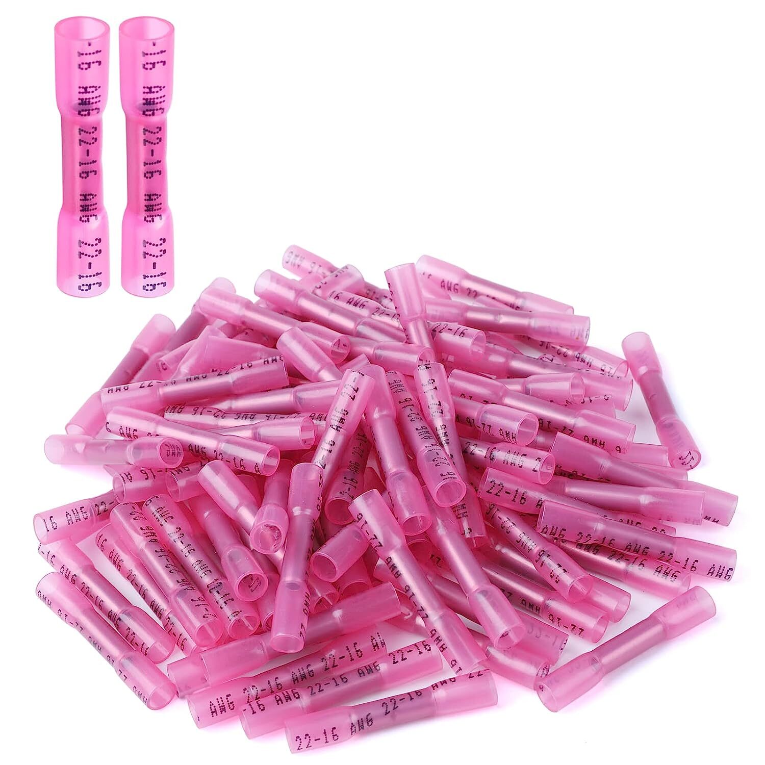 400/100x Waterproof Heat Shrink Butt Wire Splice Crimp Connectors Terminals Kit