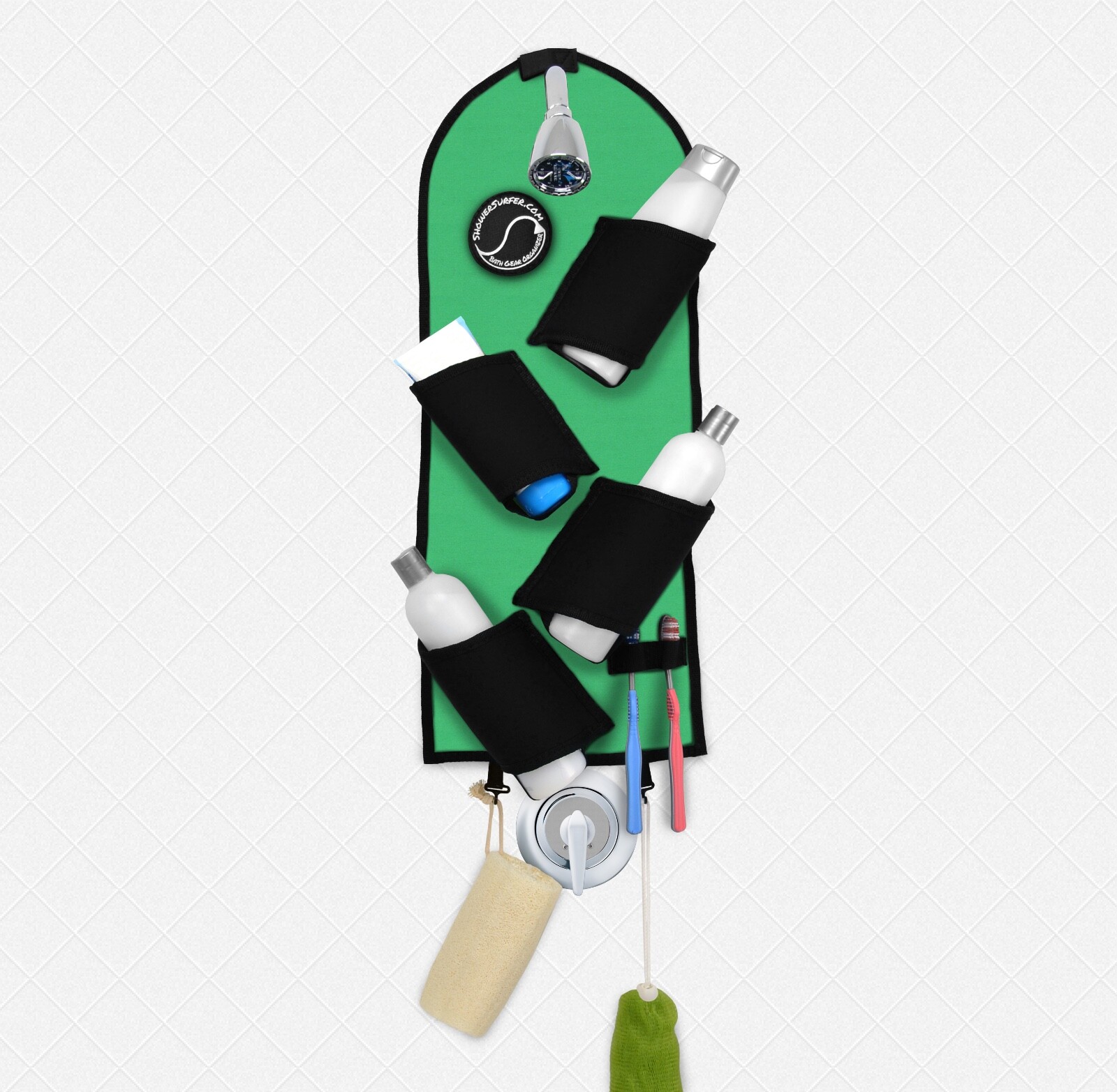 Shower & Bath Organizer - RV Camper Storage Caddy - Neoprene Fabric for Bathroom