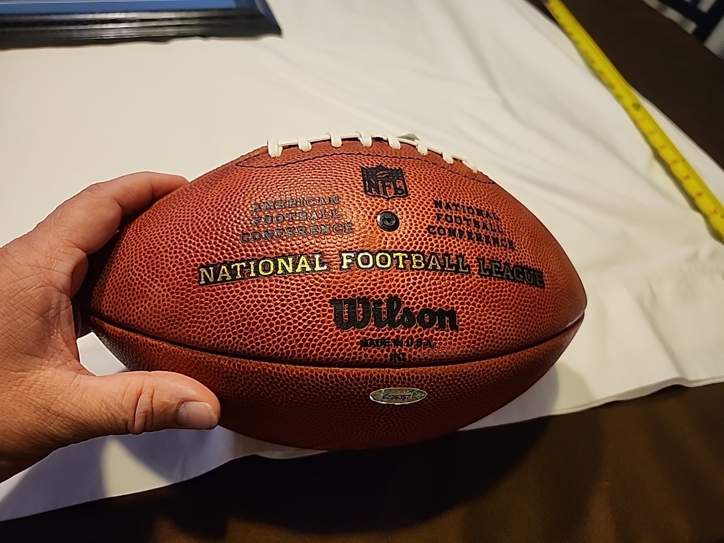 John Elway Denver Broncos Autographed / Signed Duke Full Color Football Tri Star