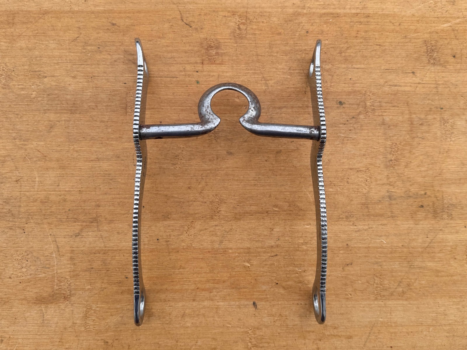 Vintage LES VOGT P408 Frog Port Western Show Horse Bit ~ 5"