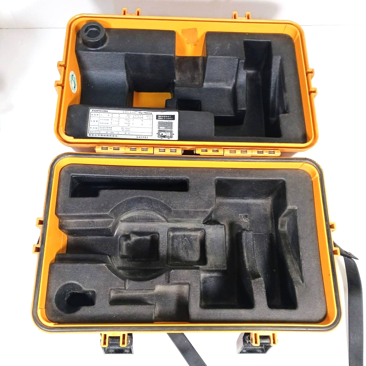 TOPCON Auto Level Surveying TL-10DF w/ Case Tested Working Japan / AI096T