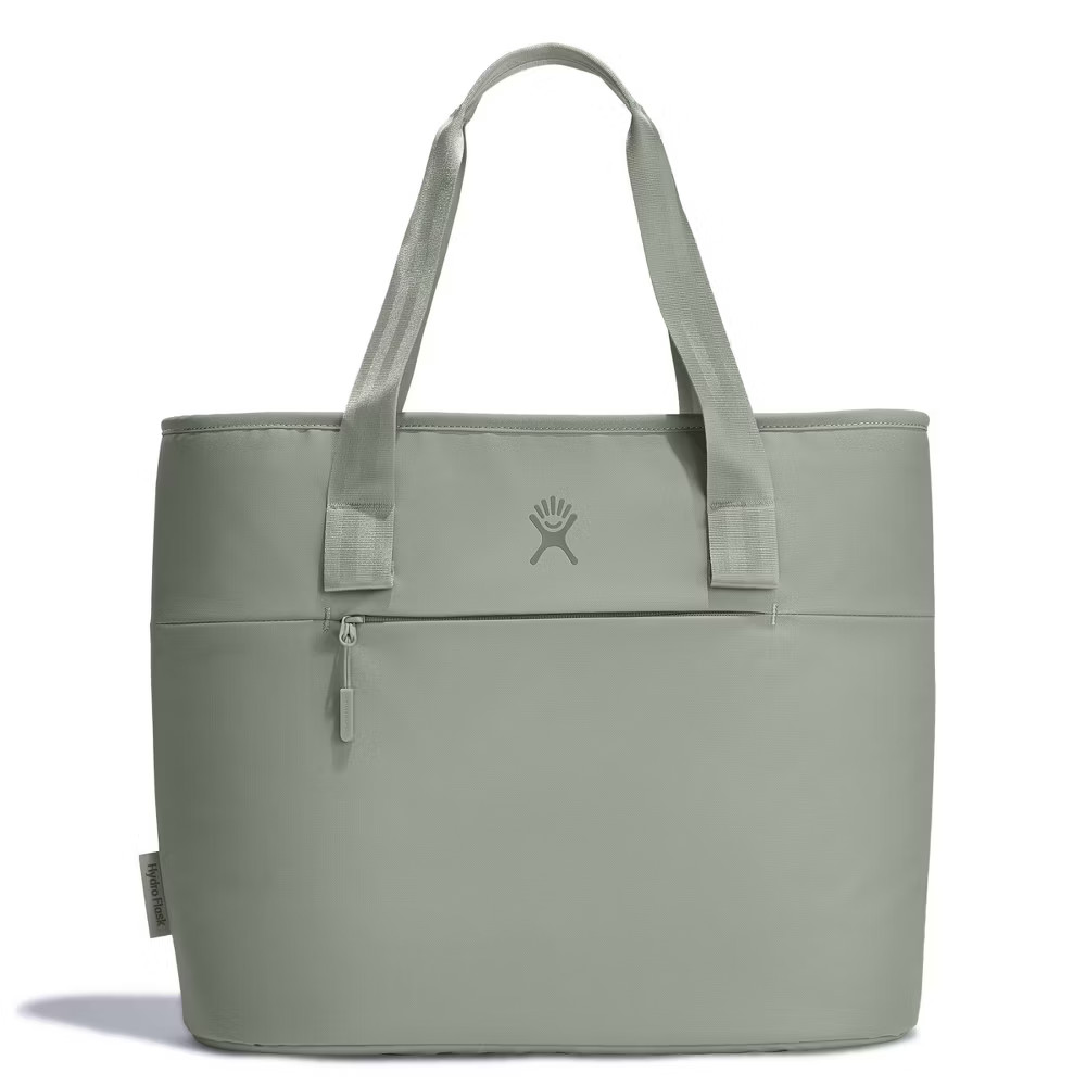 Hydro Flask 20 Liter Insulated Tote - Agave: Polyester Zip Cooler, Outside