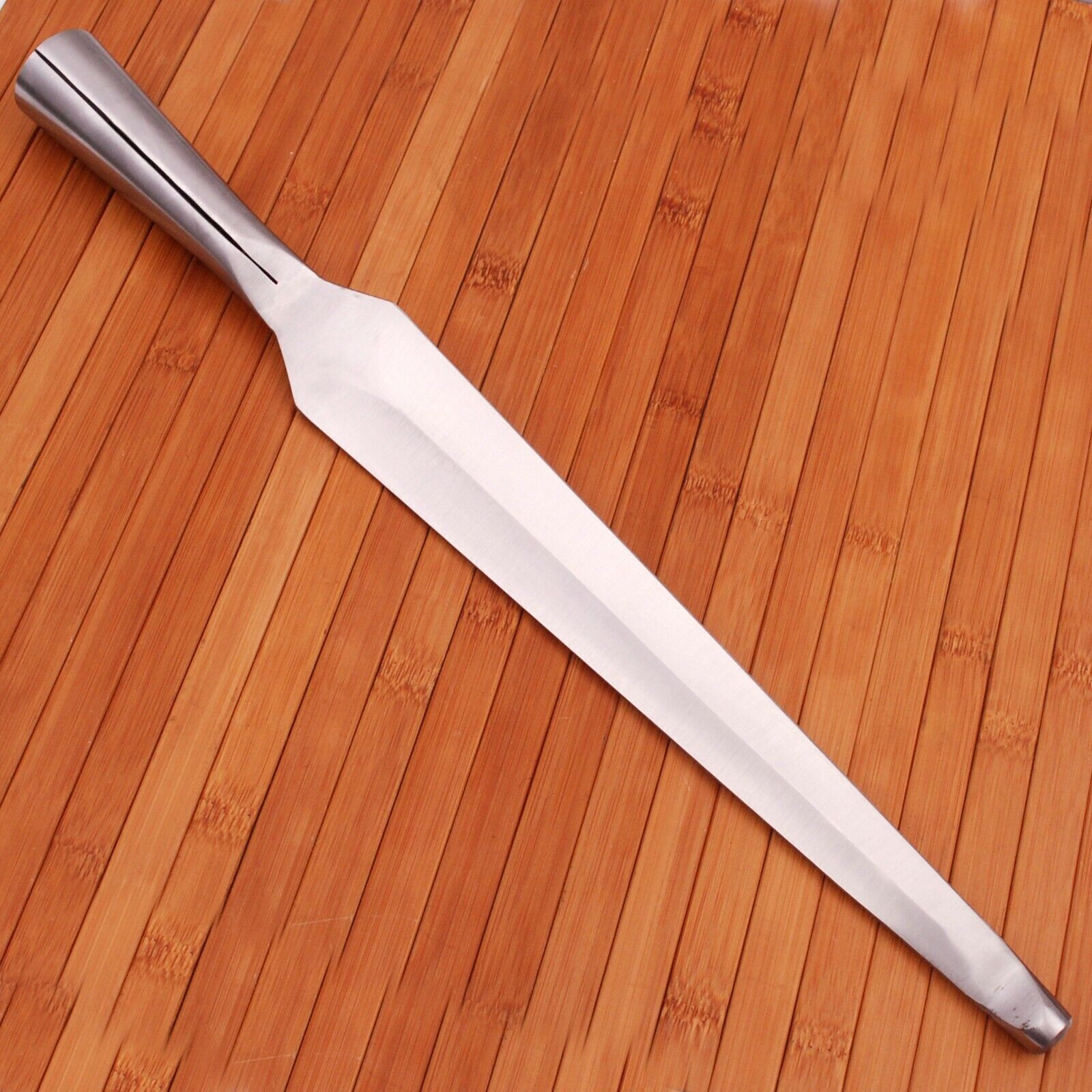 Functional Medieval Extra Long Blunted Reenactment Spear Point Spearhead