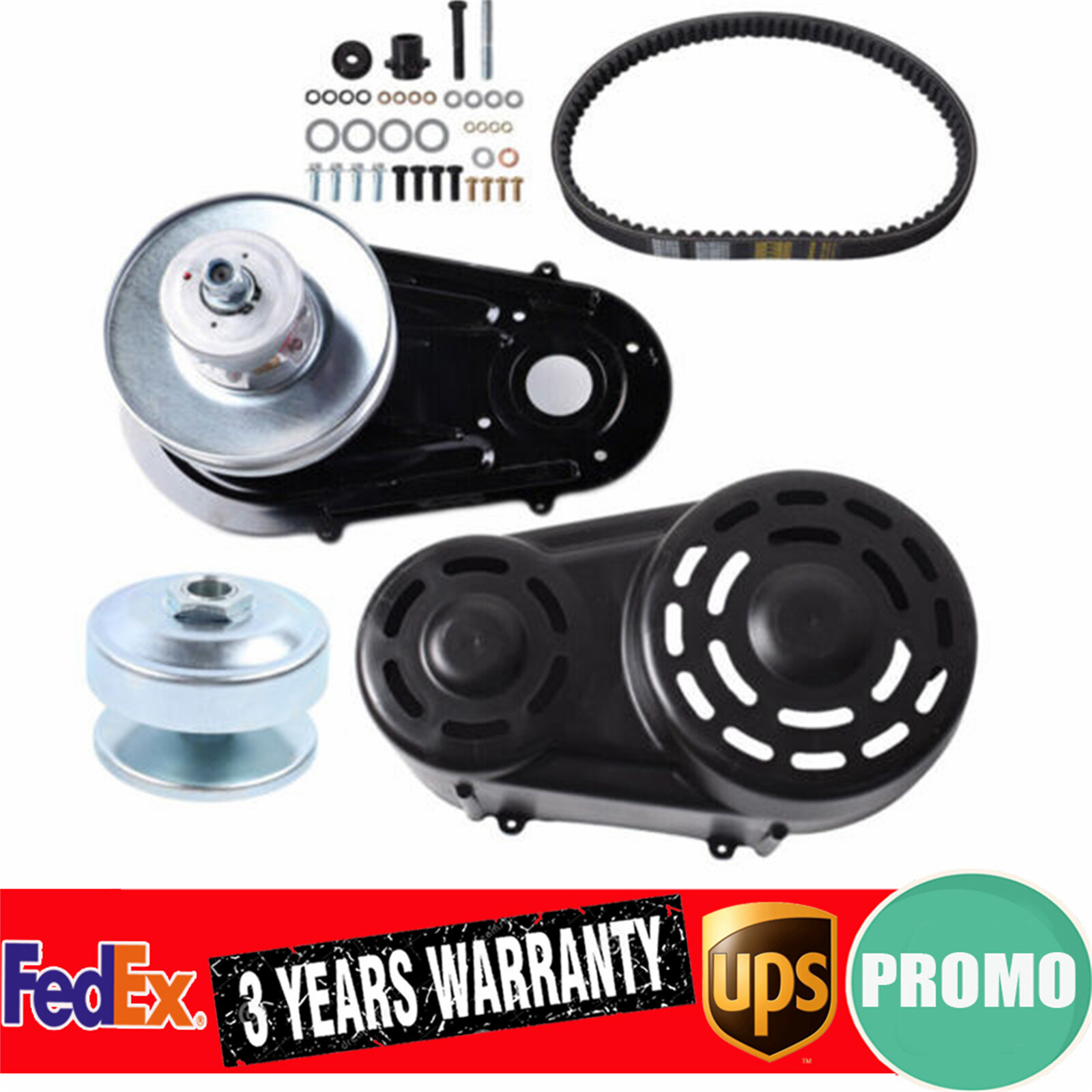 420CC For Go Kart Torque Converter 40 Series Kit- Fit Predator Dune GX 390- 1"