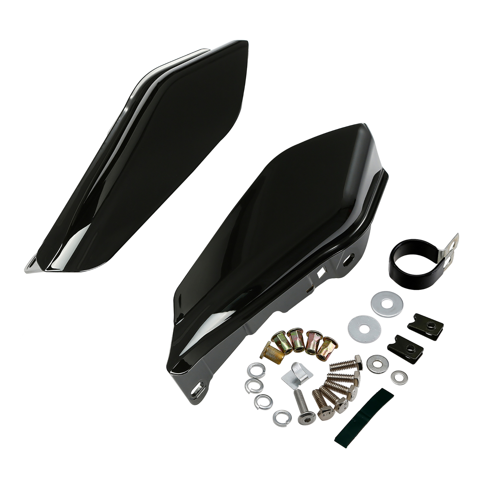 ABS Mid-Frame Air Deflector Heat Shield Fit For Harley Street Road Glide 09-up